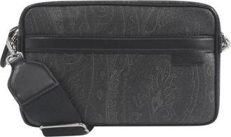 Etro Piccola Borsa a Tracolla Paisley - - Bags - Uomo - Nero - ONE SIZE