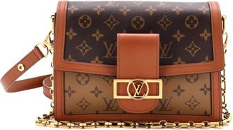 Louis Vuitton Dauphine Reverse Monogram Canvas MM shoulder bag - Bruin