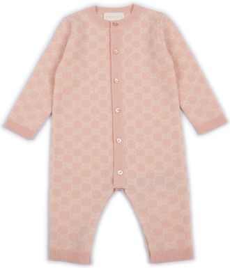 Gucci B L/S Jacquard di lana tutto in uno