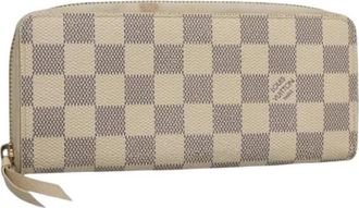 Louis Vuitton Pre-owned Canvas Portemonnee - Dames - Vintage Accessoires - Wit - ONE Size - Vintage