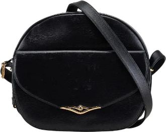 Cartier Pre-owned Cross Body Bags, female, Black, Size: ONE SIZE Pre-owned Leather shoulder-bags
