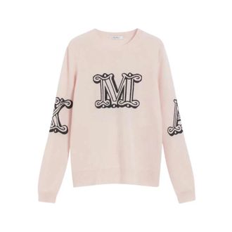 Max Mara Kuban Kasjmier Trui - Dames - Sweatshirts - Roze - XS - Kasjmier - Hoodies & sweatvesten