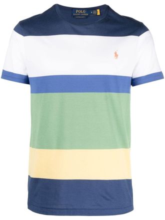 Polo Ralph Lauren striped cotton T-shirt - Blue