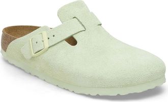 Birkenstock Boston Sandalen - Dames - Slip ons - Groen - 41 EU - Schoenen