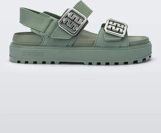 Melissa Womens Towny Sporty Sandal In Green