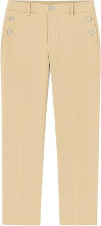2-Biz Broeken, Dames, Beige, 2Xl, Straight Broeken