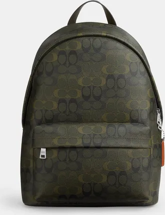 Coach Taylor Backpack In Signature Camo Print