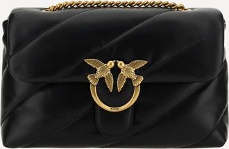 Pinko Love Classic leather Shoulder Bag Female UNI