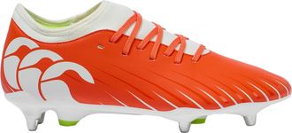 Canterbury Of New Zealand Mens Unisex Adult Speed Falcon Team Soft Ground Rugby Boots (Tangerine Tango) - Orange - Size UK 10.5