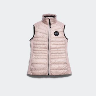 Canada Goose HyBridge Lite Vest Black Disc (Women, Lucent Rose, XL)