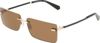 Calvin Klein Jeans CKJ25206S 719 Mens Sunglasses Gold Size 61