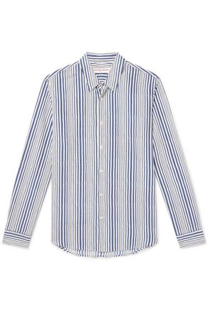 Orlebar Brown Giles Slim-Fit Striped Lyocell Shirt