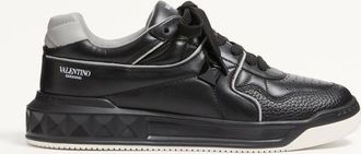 Valentino Garavani Sneaker Low-Top One Stud In Nappa Uomo NERO 38.5