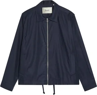 For&eacute;t For&eacute;t Loft Cotton Overshirt - Navy - Xxl