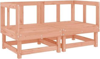 vidaXL Sof&aacute;s De Esquina De Jard&iacute;n 2 Uds Madera Maciza Douglas Vidaxl