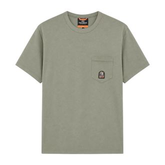 Parajumpers T-Shirts, male, Green, Size: 2XL Neel Tee