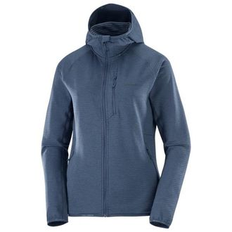 Salomon Essential Lightwarm Fleecejacke f&uuml;r Damen | blau