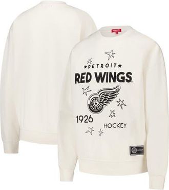 Mitchell & Ness Womens Mitchell & Ness Cream Detroit Red Wings Logo 3.0 Pullover Sweatshirt at Nordstrom, Size X-Small