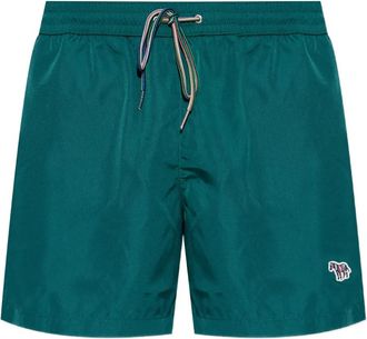 Paul Smith Costume da bagno con motivo zebra - Verde