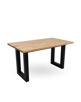 Home Heavenly Mesa de comedor mesa sal&oacute;n en acabado madera extensible 140-180cm