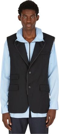Botter Suits - Heren - Bodywarmers - Zwart - S - Wol - Jassen