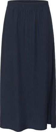 Cream Navy Blazer Rok - Dames - Midirokken - Blauw - L - Rokken