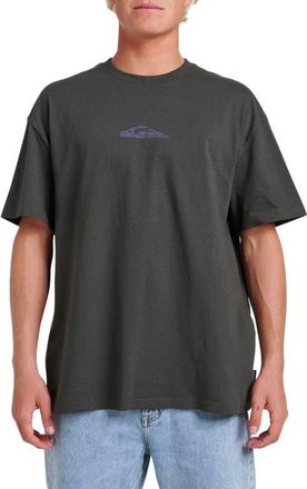 Quiksilver Jungle Cat Oversize Graphic T-Shirt in Phantom at Nordstrom, Size Xx-Large