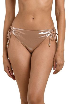 La Blanca Sand Side Tie Bikini Bottoms at Nordstrom, Size 10