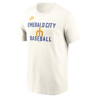 Nike Seattle Mariners Cooperstown 70s Inspired Nike Mens MLB T-Shirt in Brown | N19911KS77-9V0