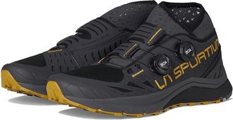La Sportiva Jackal Boa II Mens Running Shoes Black/Savana : EU 43.5 (US Mens 10.5) D - Medium, Rubber