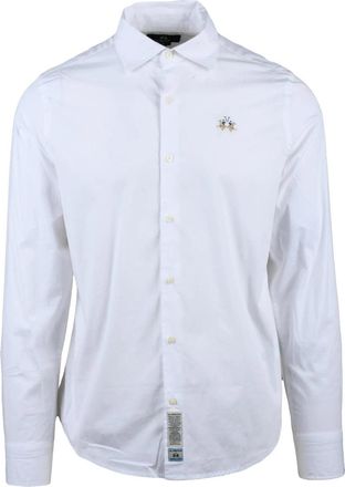La Martina White Tailored Button-Down Shirt
