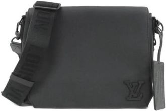 Louis Vuitton Pre-owned Vintage Schoudertas - Heren - Vintage Schoudertas - Zwart - ONE Size - Leer - Vintage
