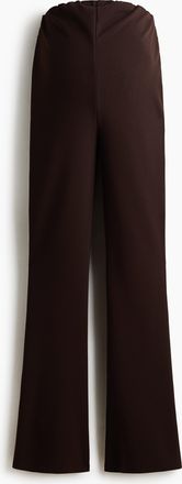 H&M MAMA Ausgestellte Ponte-di-Roma-Leggings - Brown