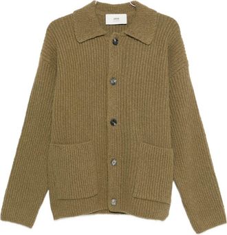 Ami Ribbed Knit Cardigan
