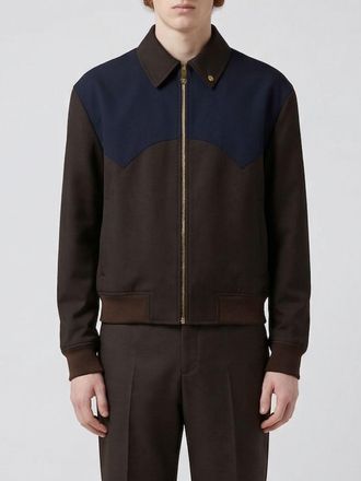 Versace Bomber in misto lana bicolor Versace