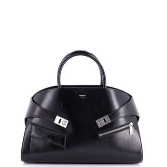 Ferragamo Hug Top Handle Bag Leather Large