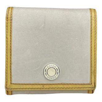 Coach Pre-owned Wallets, female, White, Size: ONE SIZE Pre-owned Leather Wallet