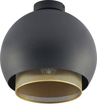 Lucande L&aacute;mpara De Techo sivaniel En Negro Metal - Lucande