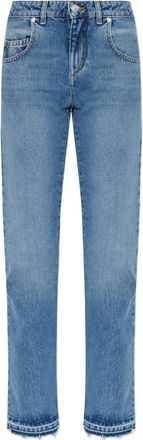 Isabel Marant Jeans con orlo sfrangiato Denala - Blu