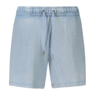 Guess Fleece Shorts - Dames - Korte Broeken - Blauw - M - Korte Broeken