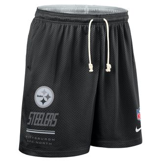 Nike Pittsburgh Steelers Sideline Reversible Nike Mens Dri-FIT NFL Shorts in Black | 03BF0G9H7L-MDC