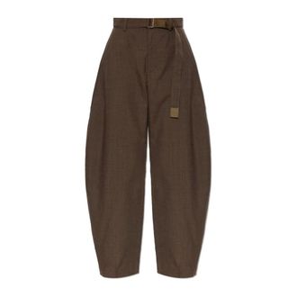 sacai Donna, Pantaloni, Marrone, M, new