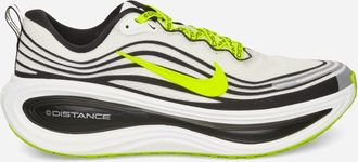 Nike DISTANCE Vomero Plus Sneakers White / Black / Volt / Metallic Silver
