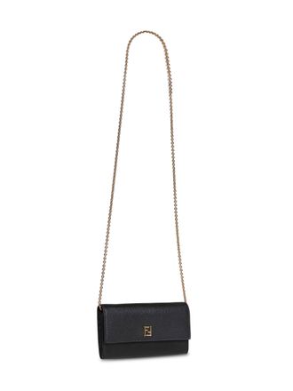 Fendi Continental Wallet on Chain - Black