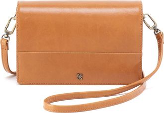 Hobo Jill Leather Phone Crossbody Bag in Natural at Nordstrom