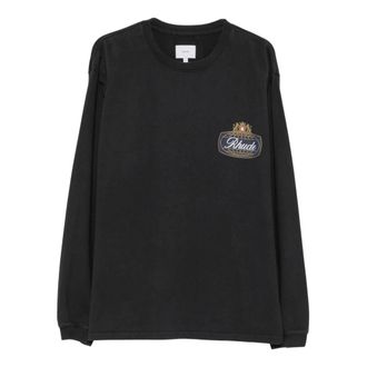 Rhude Camiseta Estampada Cuello Redondo - Tops - Hombre - Negro - XL