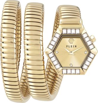 Philipp Plein $nake Hexagon Crystal Watch