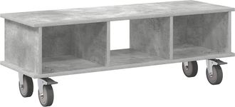 vidaXL Soporte De Tv 100 X 35 X 35 Cm Gris Concreto Vidaxl