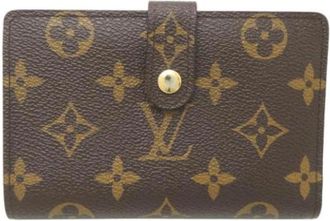 Louis Vuitton Pre-owned Bi-fold Portemonnee - Dames - Vintage Accessoires - Bruin - ONE Size - Vintage
