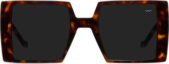 Vava WL0002 Havana Mens Sunglasses Size 49